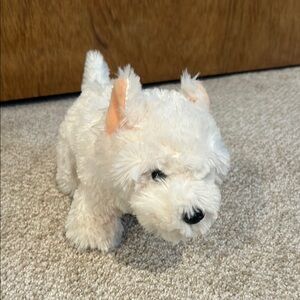 Webkinz West Highland Terrier Adorable White Plush Dog Toy